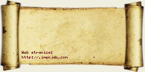 Ema Veljković vizit kartica